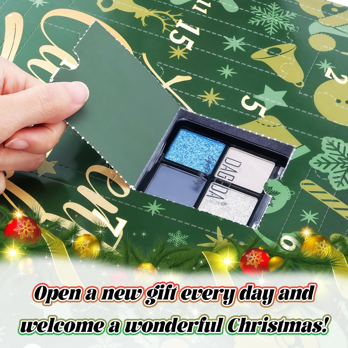 DAGEDA Beauty Advent Calendar 2025,24 Days Christmas Makeup Advent Calendar, Teen Girl Gifts Trendy Stuff Makeup Set, 24 Surprise Christmas Countdown Festival Gifts Set for Mom Wife Girlfriends Sister