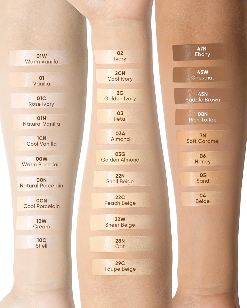 SKINTIFIC Full Coverage Cushion Foundation #22N Shell Beige| Satin Glow Finish, Oil-Control & Waterproof, Buildable Tattoo Cover Cushion for All Skin Types