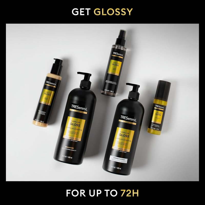 TRESemmé Hydrating Detangling Cream Serum - Ultra Shine Gloss, 5.7 Fl Oz | 72-Hour Moisture