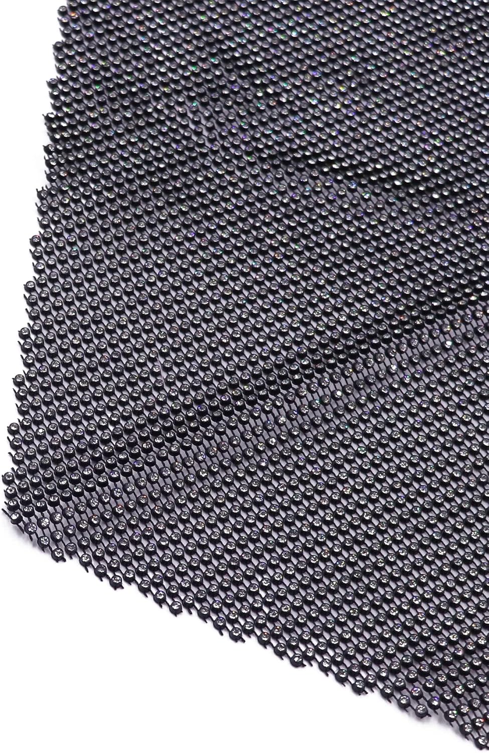 Rhinestone Mesh Headband - Sparkly Crystal Hair Scarf for Parties & Nightclubs | Stylish Turban Bandana