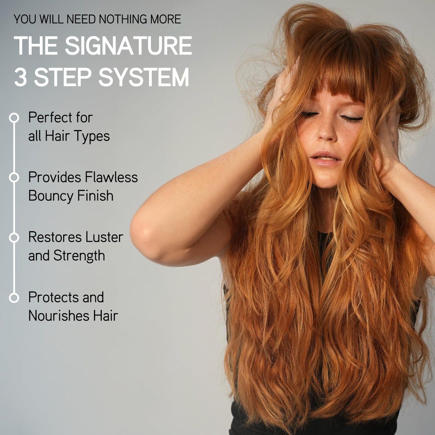 ILES FORMULA Signature Collection Discovery Set – Hydrating Trial Size Shampoo & Conditioner w/Sample Finishing Serum Blow Dry Cream for Dry, Damaged, Frizzy Hair - Salon Grade Hair Care Sampler