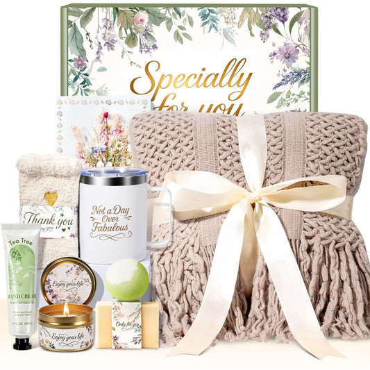 Self Care Gifts for Women Birthday Gifts for Her, Gift Basket Get Well Soon Gift, Thinking of You Gift Set Care Package Spa Gift for Women, Graduation Gift for Her Gift Box for Adults Mom Sister