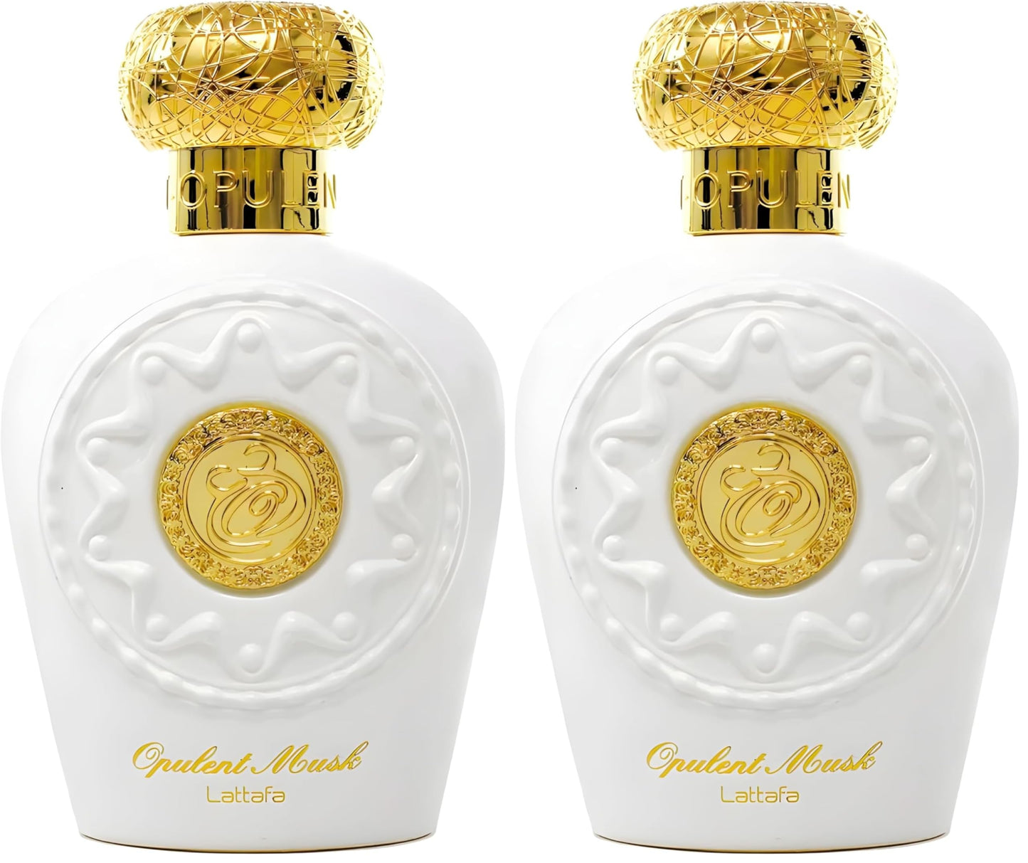 Lattafa Opulent Musk for Women Eau de Parfum Spray, 3.4 Ounce (Pack of 2)