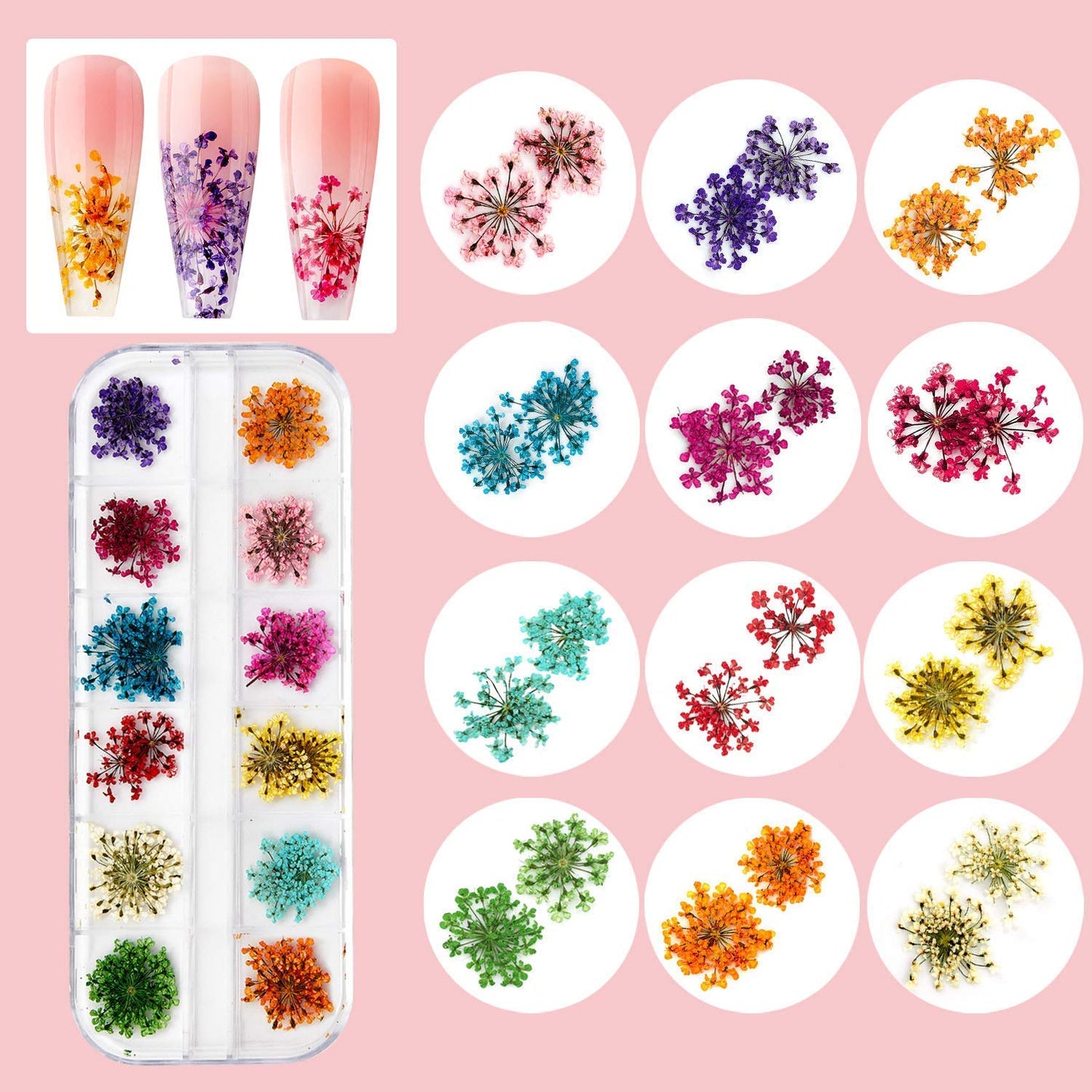 Makartt Nail Decorations Kit with Nail Extension Gel Clear Builder Gel Bundle