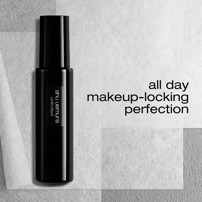 Shu Uemura Unlimited Makeup Fix Mist, Long-Lasting Makeup Setting Spray, Lightweight Formula Provides a Hydrated & Smooth Complexion, Professional Quality Finish for All Skin Types, 3.4 Fl. Oz.