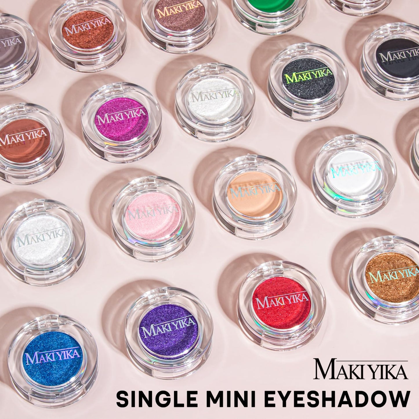 MAKI YIKA Puff Nude Eye Shadow Palette Matte Single for Women Nude Eyeshadow