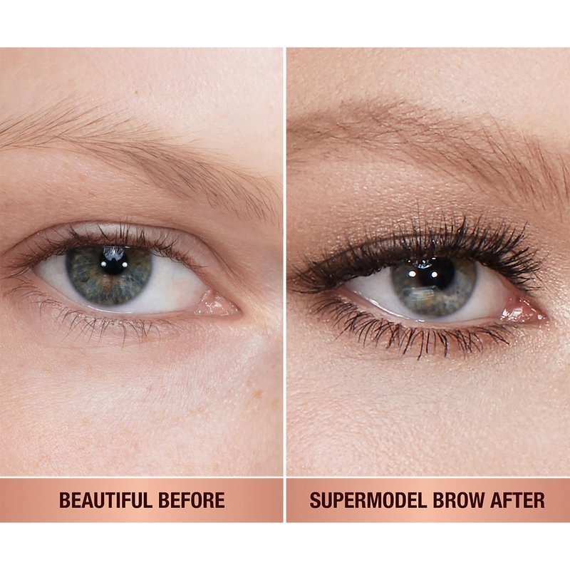 Charlotte Tilbury Brow Cheat Eyebrow Pencil - Refillable Micro-Precision Brow Pencil with Angled Tip for Natural Hair-Like Strokes - 16-Hour Wear, Waterproof, Vitamin E + Carnauba Wax - Light Blonde