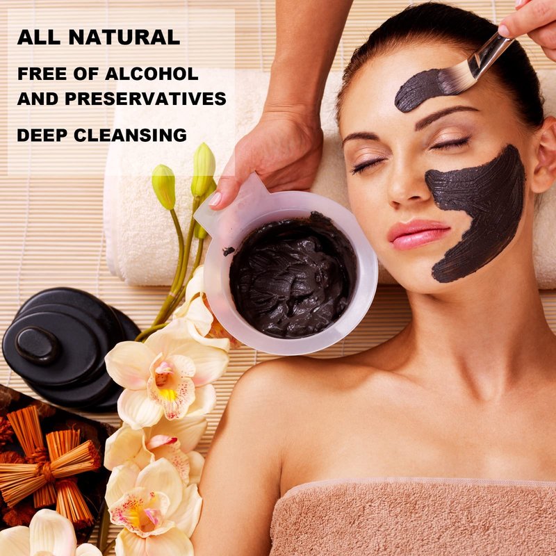 Elitzia Skin Care Carbon Peel Gel Rejuvenation Black Face Doll Facial Skin Deep Cleaning Cream 10.15fl.oz ETBDF30