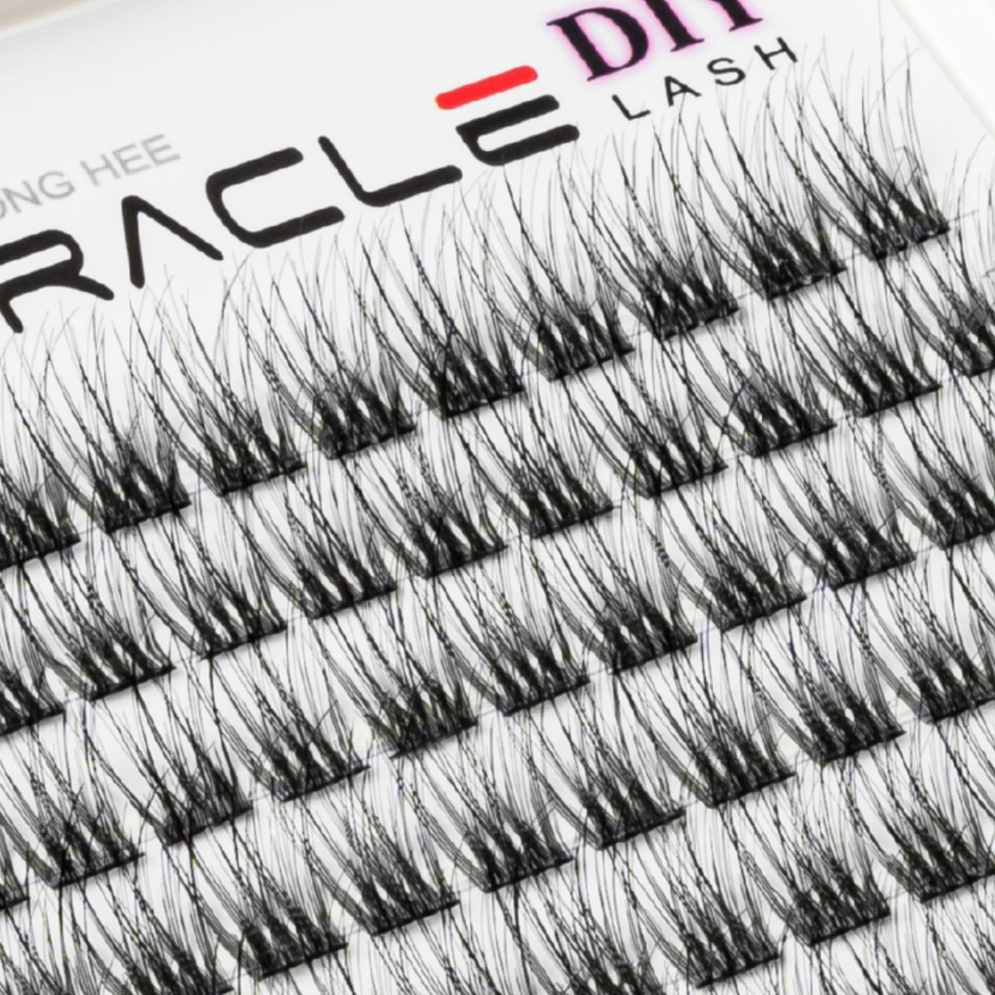PARK SUNG HEE MIRACLE LASH DIY False Eyelashes, Lash Clusters, Lengthening Wisps 9mm-16mm Contact Lens Friendly, Easy to Apply, Reusable Strip Lashes (E6-280, 15mm), Black
