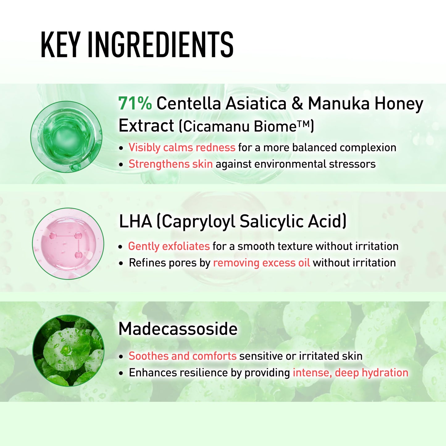 Parnell Cicamanu Serum Mist (1.69 Fl Oz) 50ml | Centella Asiatica, Ceramide & LHA | Dual-Layer Hydrating Face Mist for Glowing Skin | Soothing & Sebum Control | Korean Skincare