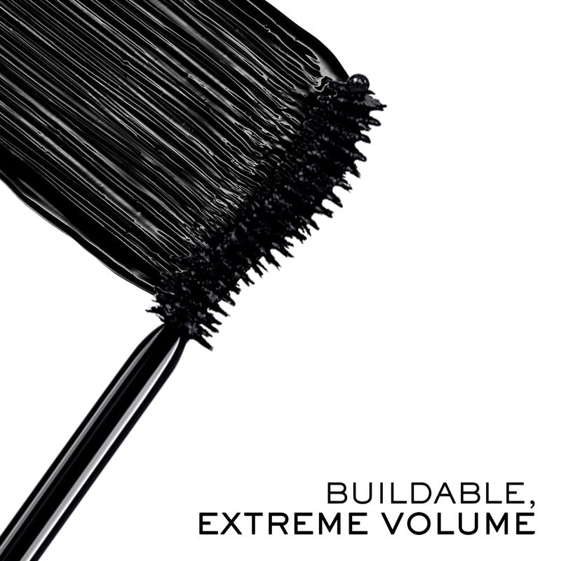 Lancôme Hypnôse Drama Extreme Volumizing Mascara - Up to 17x More Volume - Up to 24HR Wear- Lengthening & Volumizing - Dramatic Lash Look - Ultra Black - Suitable for Sensitive Eyes - Travel Size