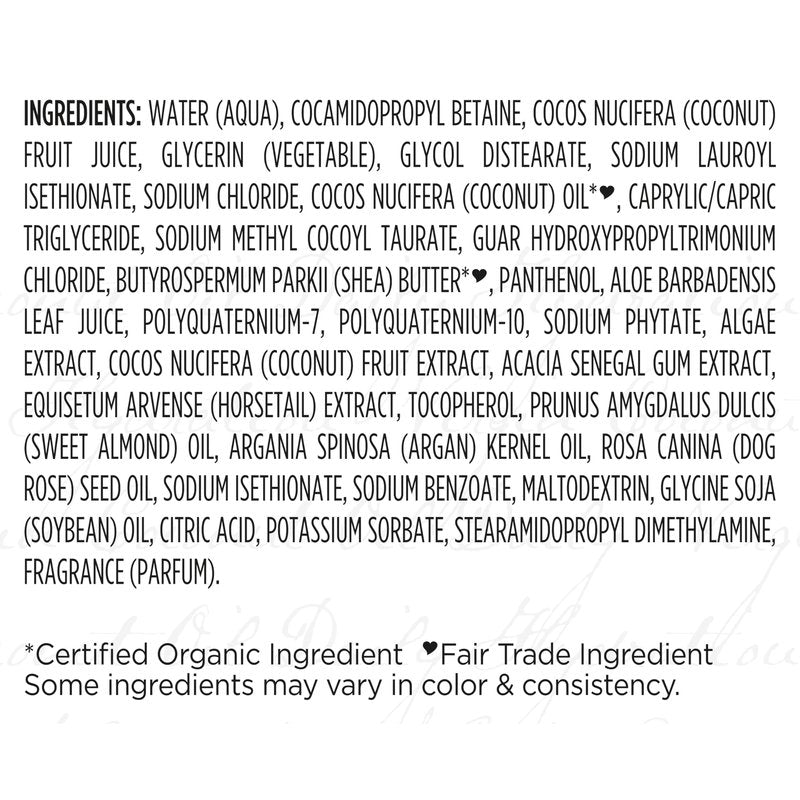 Shea Moisture Daily Hydration Shampoo Virgin Coconut Oil for All Hair Types Sulfate-Free 13 oz