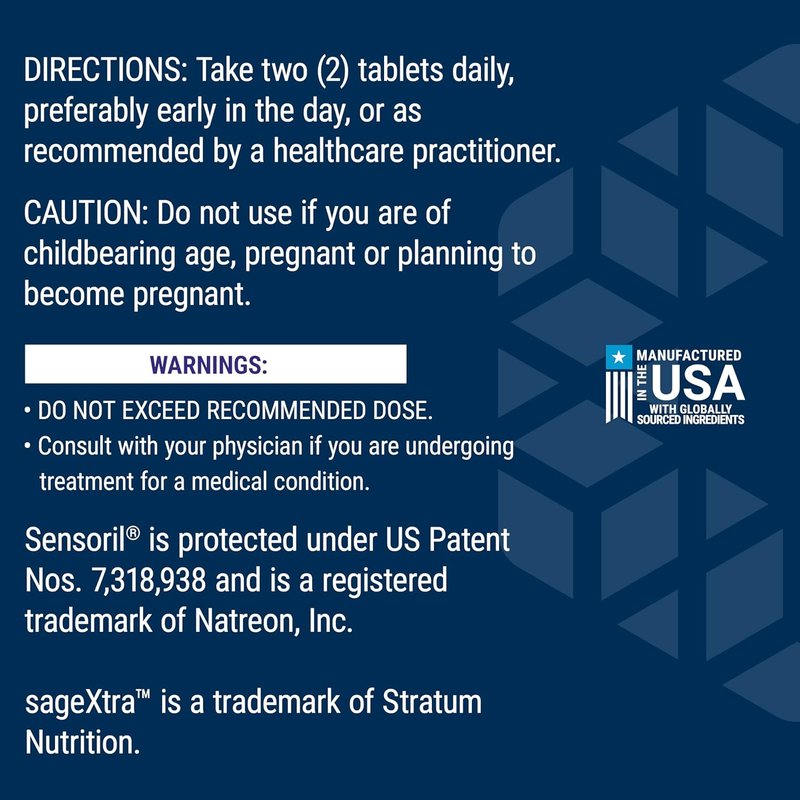 Cognitex® Elite Pregnenolone Supplement - Enhance Attention, Focus & Memory | 60 Gluten-Free Tablets