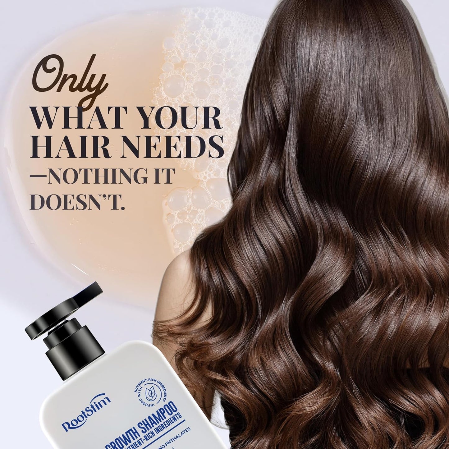 Biotin & Rosemary Shampoo for Hair Growth - Natural Thinning Hair Treatment | Sulfate-Free 10 fl oz