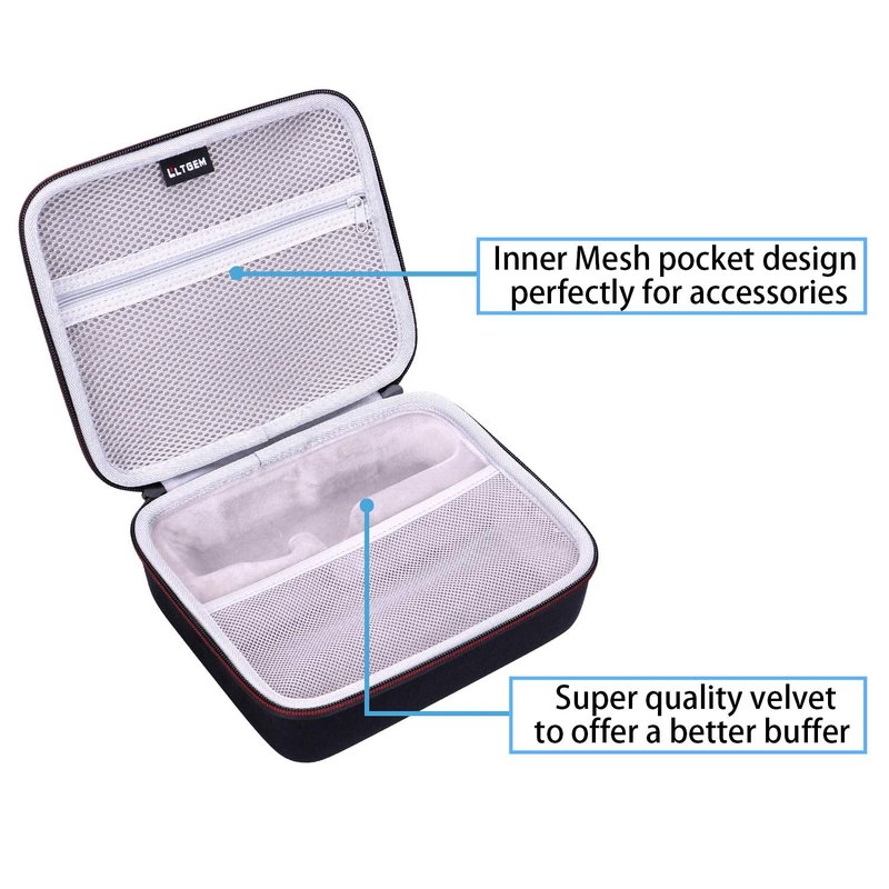 LTGEM EVA Hard Storage Case for Wahl Professional 5-Star Cordless Magic Clip Clippers #8148#8451#8545#8509 - Carrying Organizer Bag