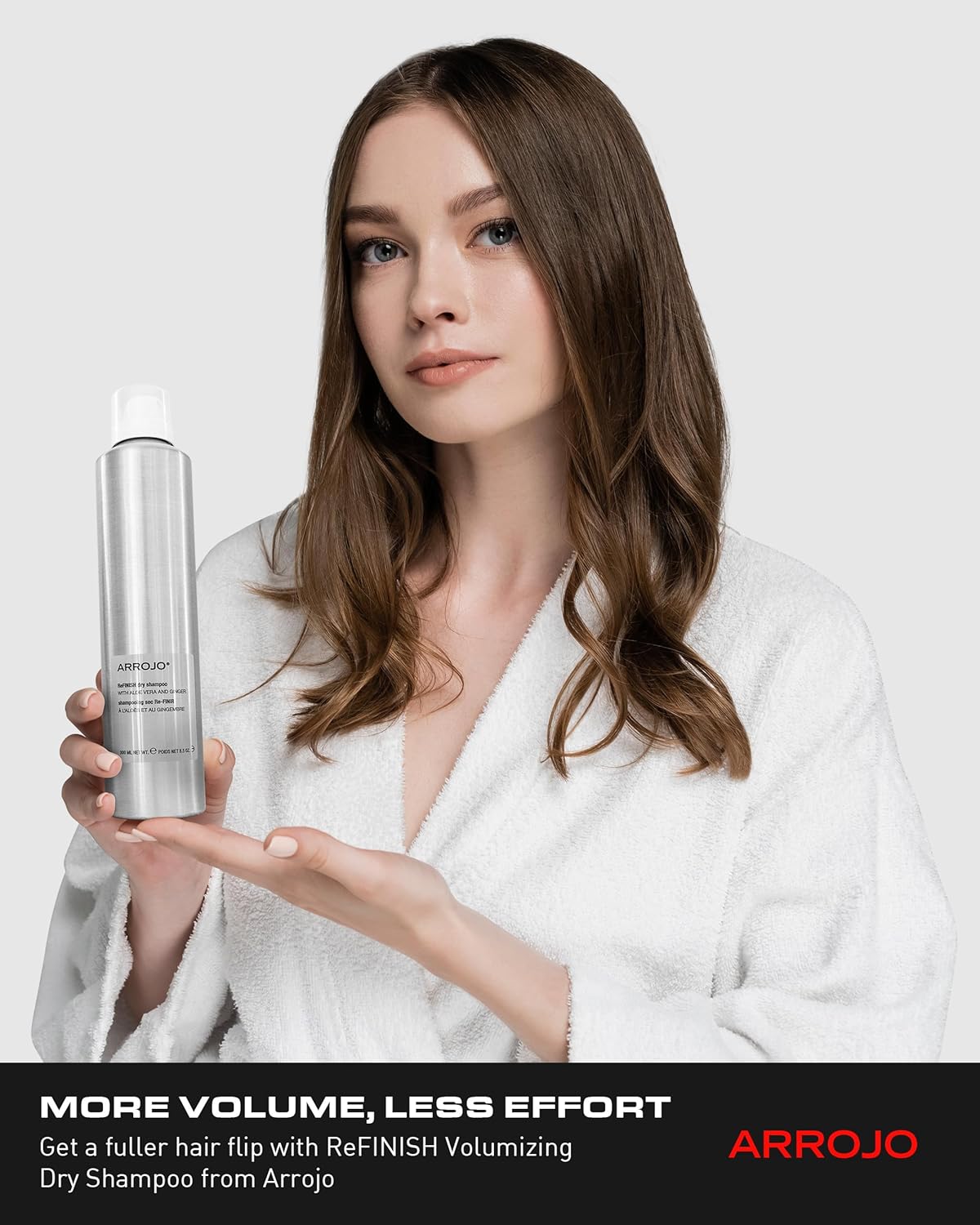 Arrojo ReFINISH Dry Shampoo - Sulfate-Free Volumizing Spray for Men & Women | Absorbs Oil & Buildup