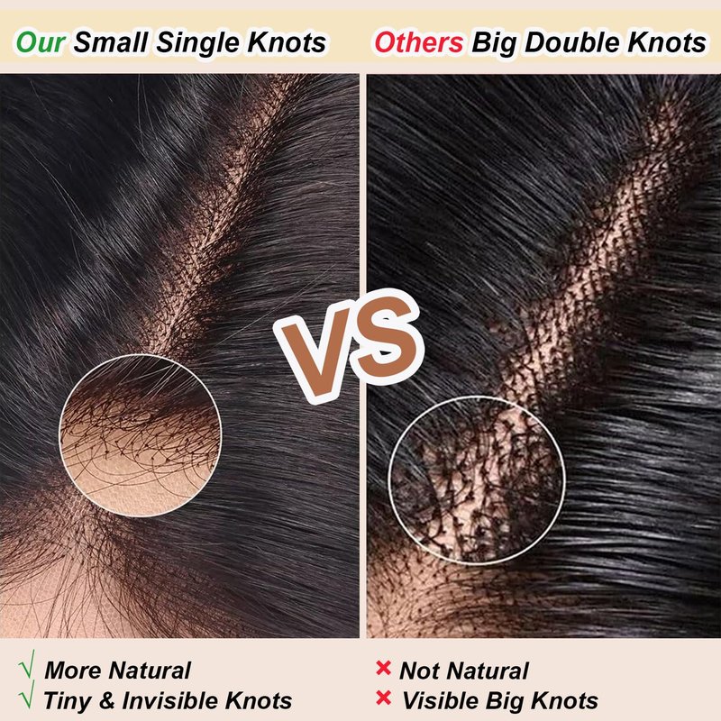 5x5 Deep Wave Lace Closure 100% Human Hair HD Transparent Invisible Lace Closure 12A Brazilian Virgin Remy Human Hair Frontal Closure Free Part Pre Plucked Natural Black 16 Inch