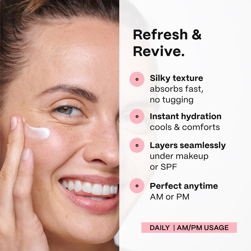 Mad Hippie Eye Cream - Anti-Aging Under Eye Treatment with Niacinamide & Vitamin C | 0.5 Oz