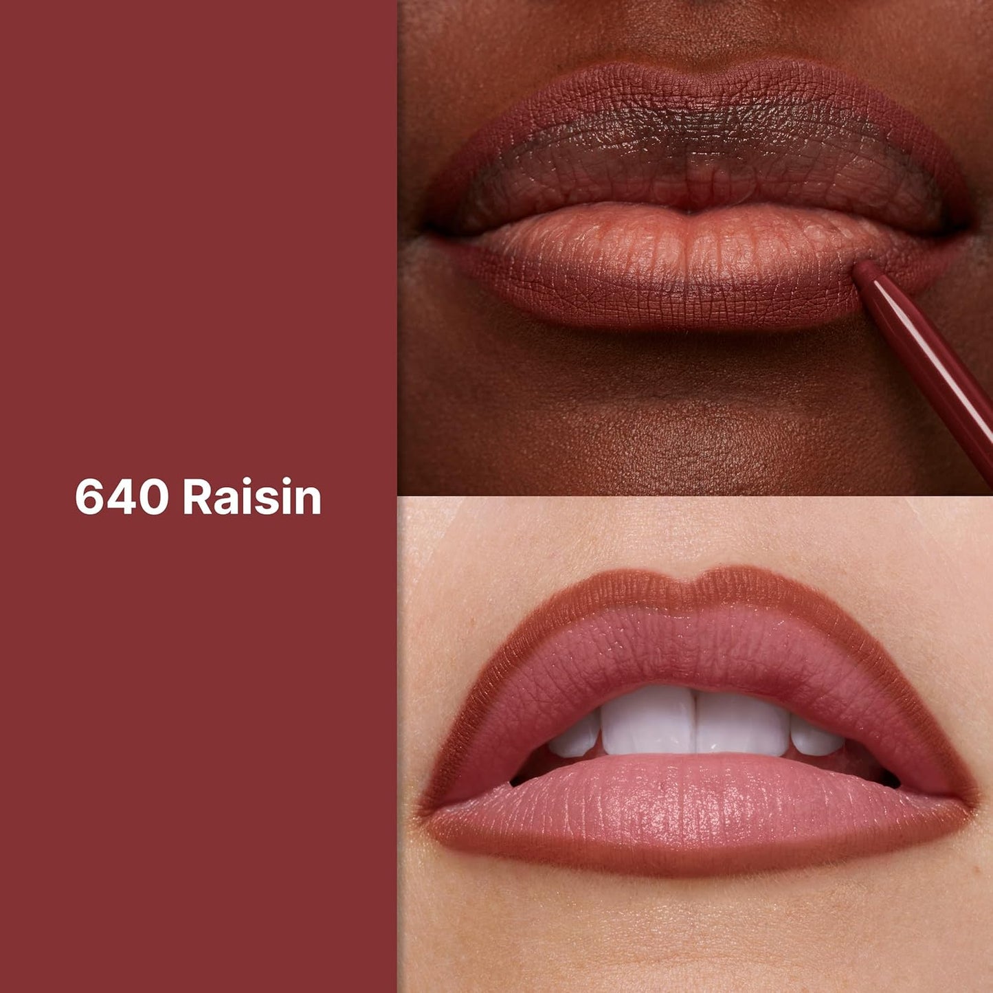 Revlon Colorstay Lip Liner - Longwear Smooth Application, Rich Colors | 640 Raisin, 0.01 oz