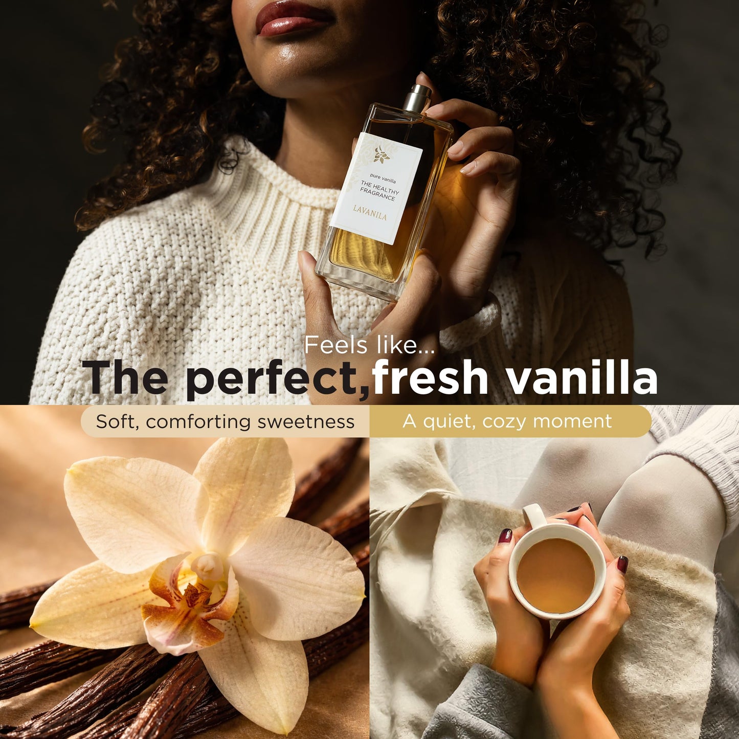 Lavanila Pure Vanilla Perfume for Women, 1.7 Fl Oz