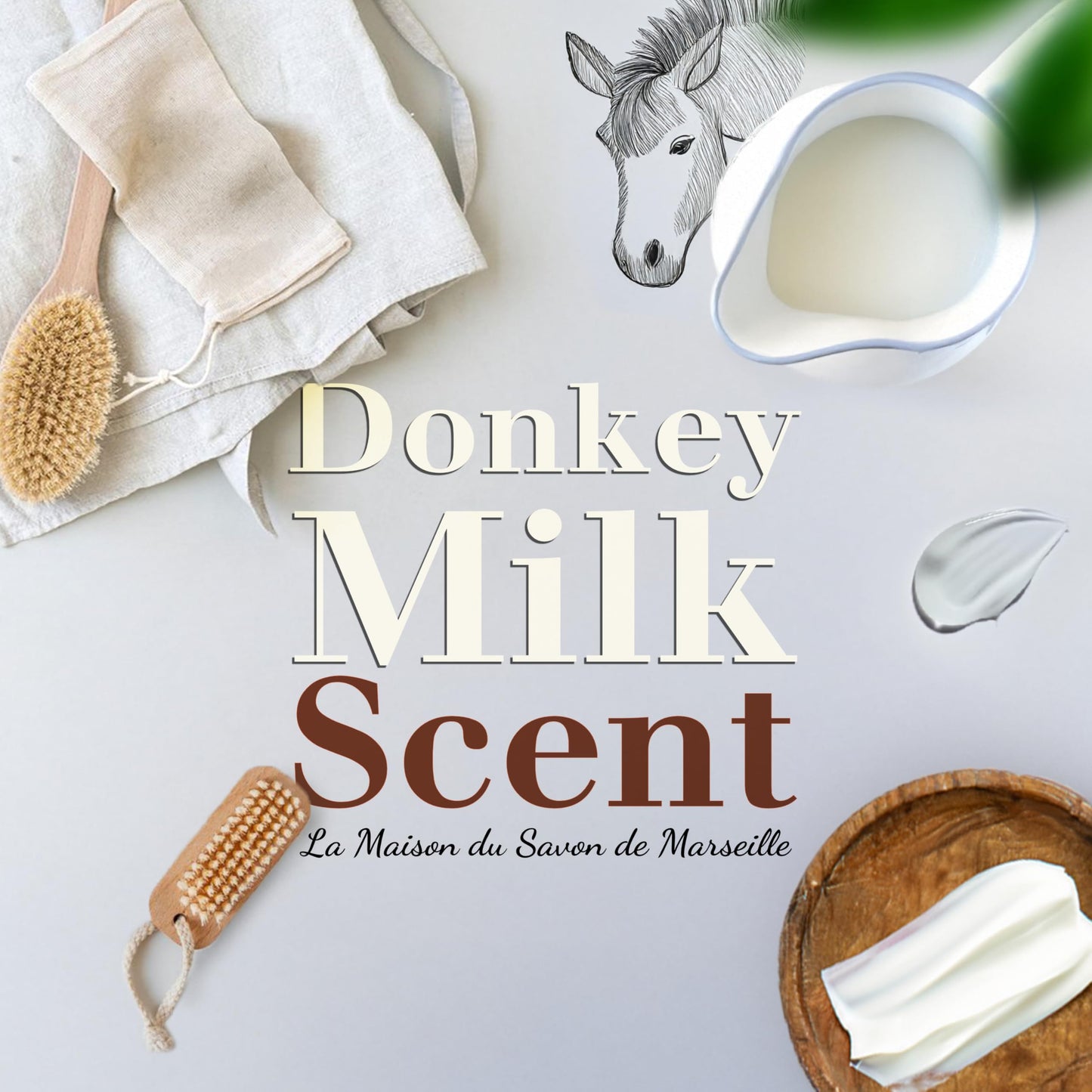 La Maison du Savon de Marseille Donkey Milk Soap Bars, 3 x 8.8 oz