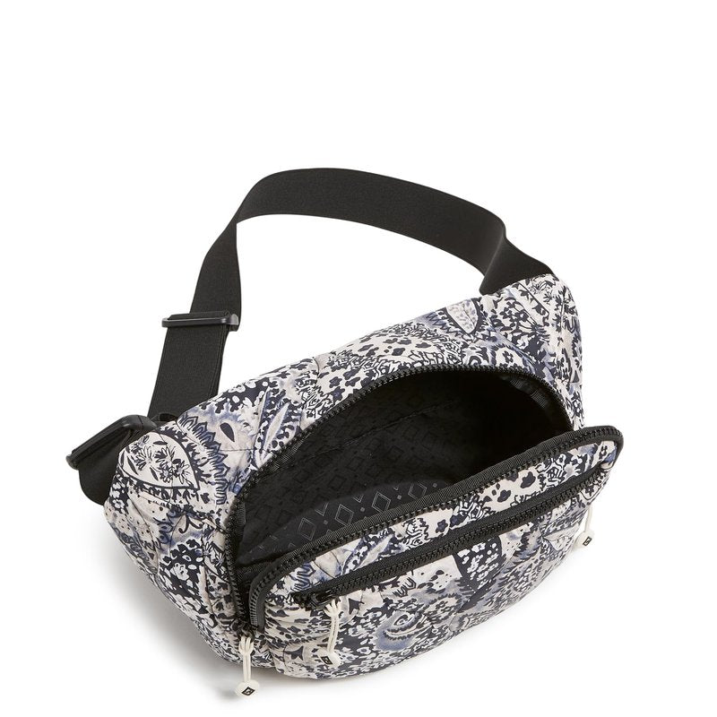 Vera Bradley Women's Featherweight Belt Bag Sling Crossbody, Stratford Paisley, One Size