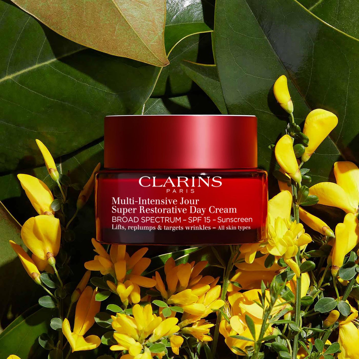Clarins Super Restorative Day Cream, Broad Spectrum SPF 15 Sunscreen | Anti-Aging Moisturizer For Mature Skin Weakened By Hormonal Changes | Replenishes, Illuminates & Densifies Skin|Targets Wrinkles