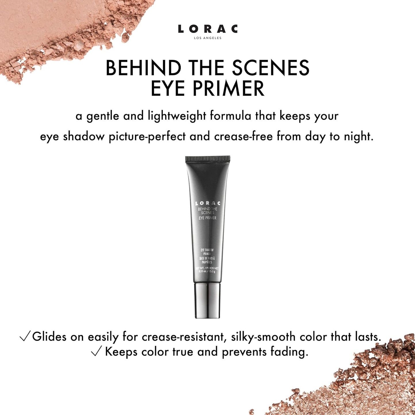 LORAC Eye Shadow Primer - Long-Lasting Formula for Vibrant Color | 0.53 Ounce