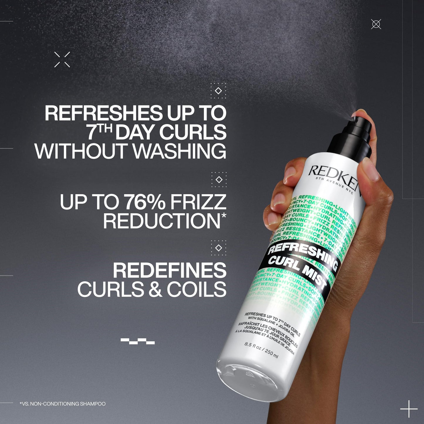 Redken Curl Refreshing Spray – For Curly & Coily Hair