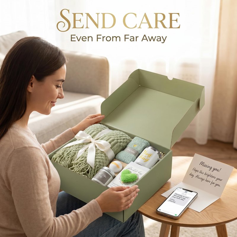 Sympathy Gift Baskets Sympathy Gifts for Loss of Loved One Friend Mother Father Husband Mom Dad, Memorial Condolences Grief Bereavement Gift Ideas for Loss Miscarriage Gift for Women Self Care Package