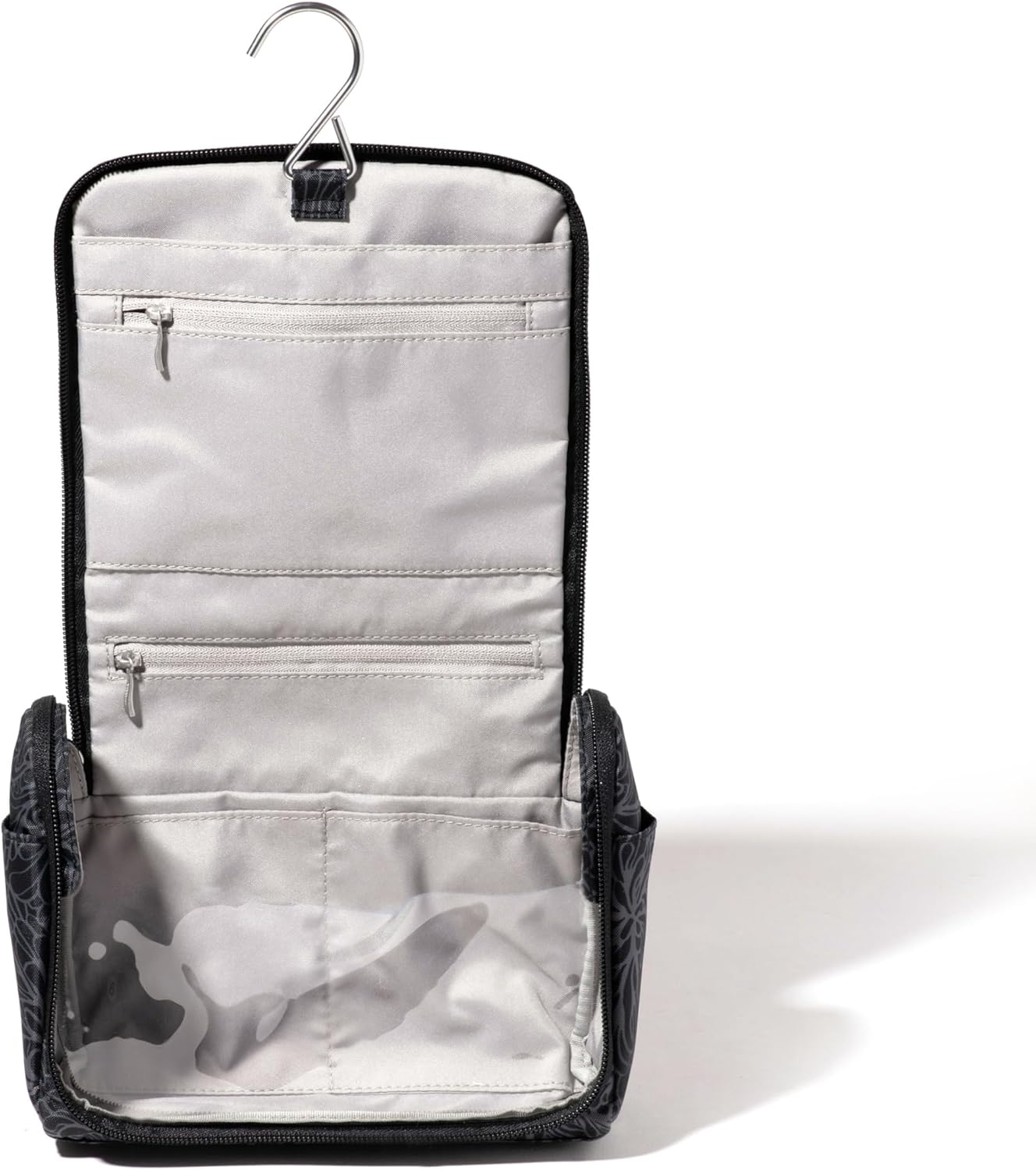 Baggallini Small Toiletry Kit - Lightweight 5x8 Inch Travel Makeup Bag | Water-Resistant Design