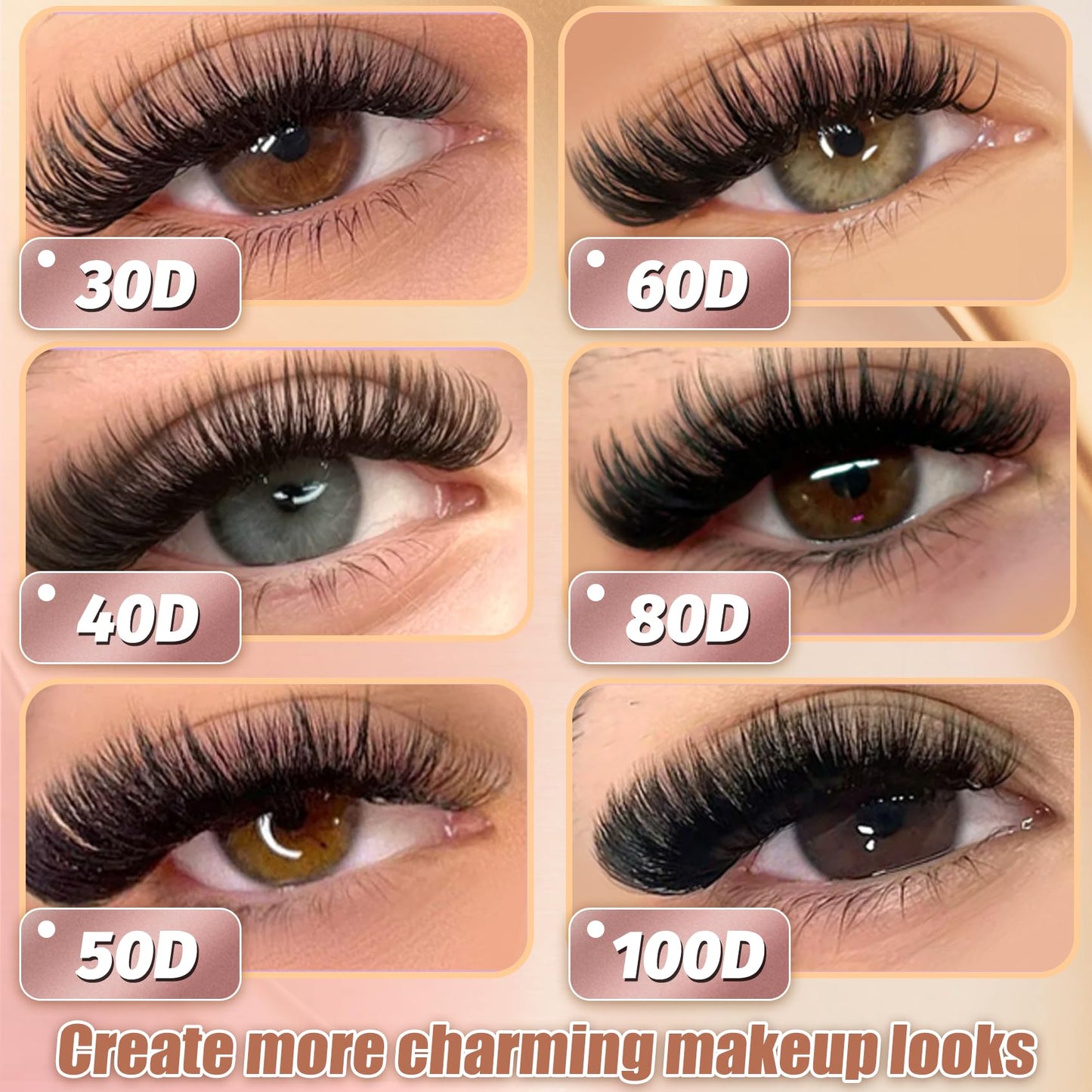 MUSELASH Lash Clusters Kit 530pcs Eyelash Clusters 30D-100D Pre Map Volume Cluster Eyelash Extensions Kit 8-16mm Mix Lengths Wispy Lashes Clusters Kit with Lash Bond and Seal Tweezers