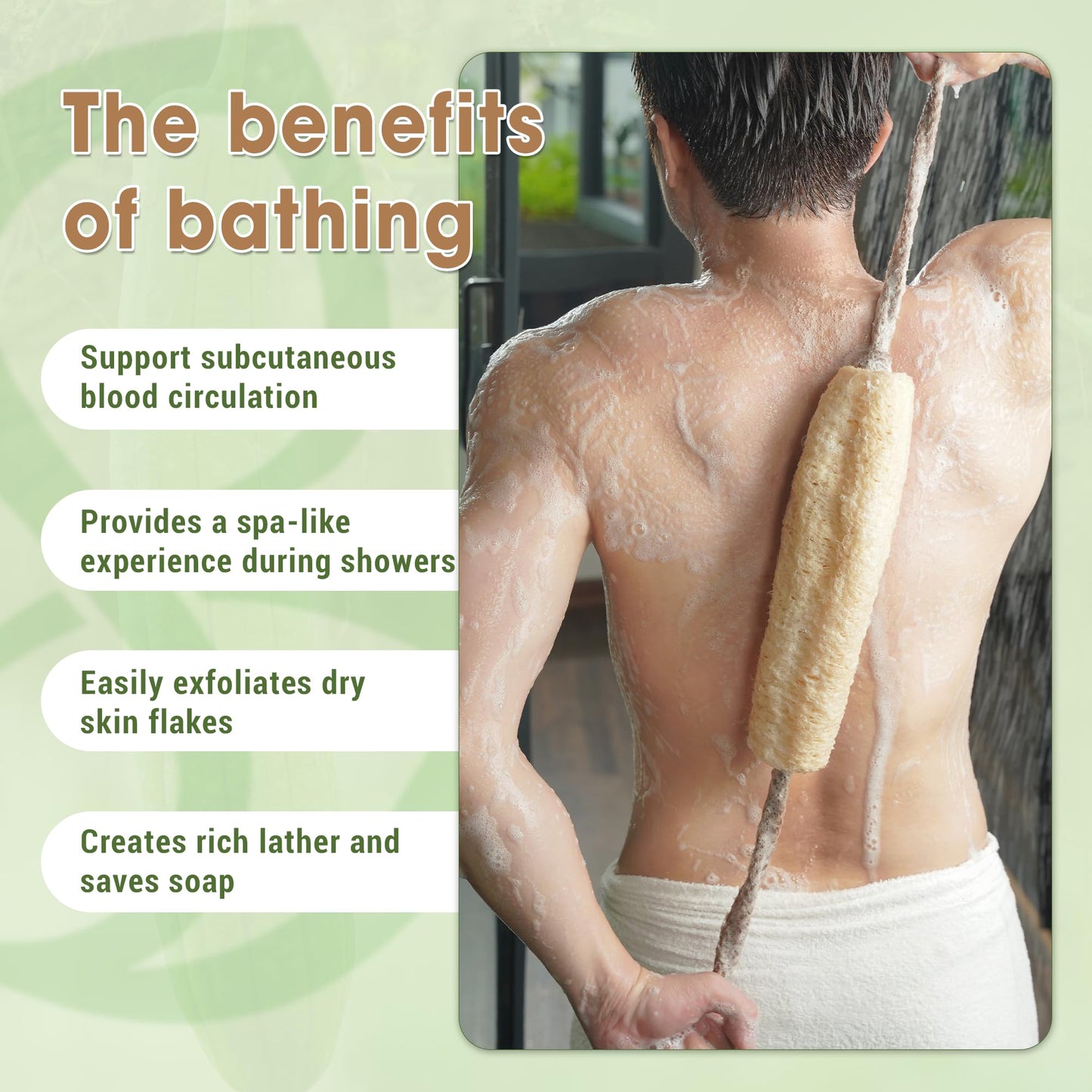 Herbvian Vietnamese Natural Loofah Exfoliating Body Scrubber Pads, Dish Wash Sponges and Whole Gourd Back Exfoliate