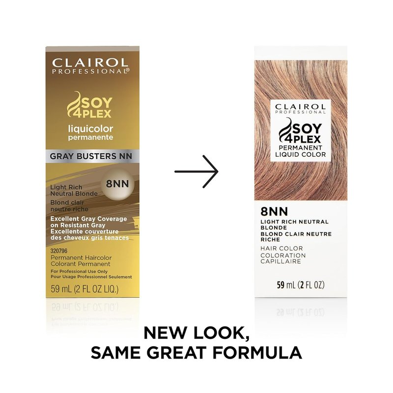 Clairol Professional Permanent Liquicolor - Light Blonde Hair Color for 100% Gray Coverage | 4 oz