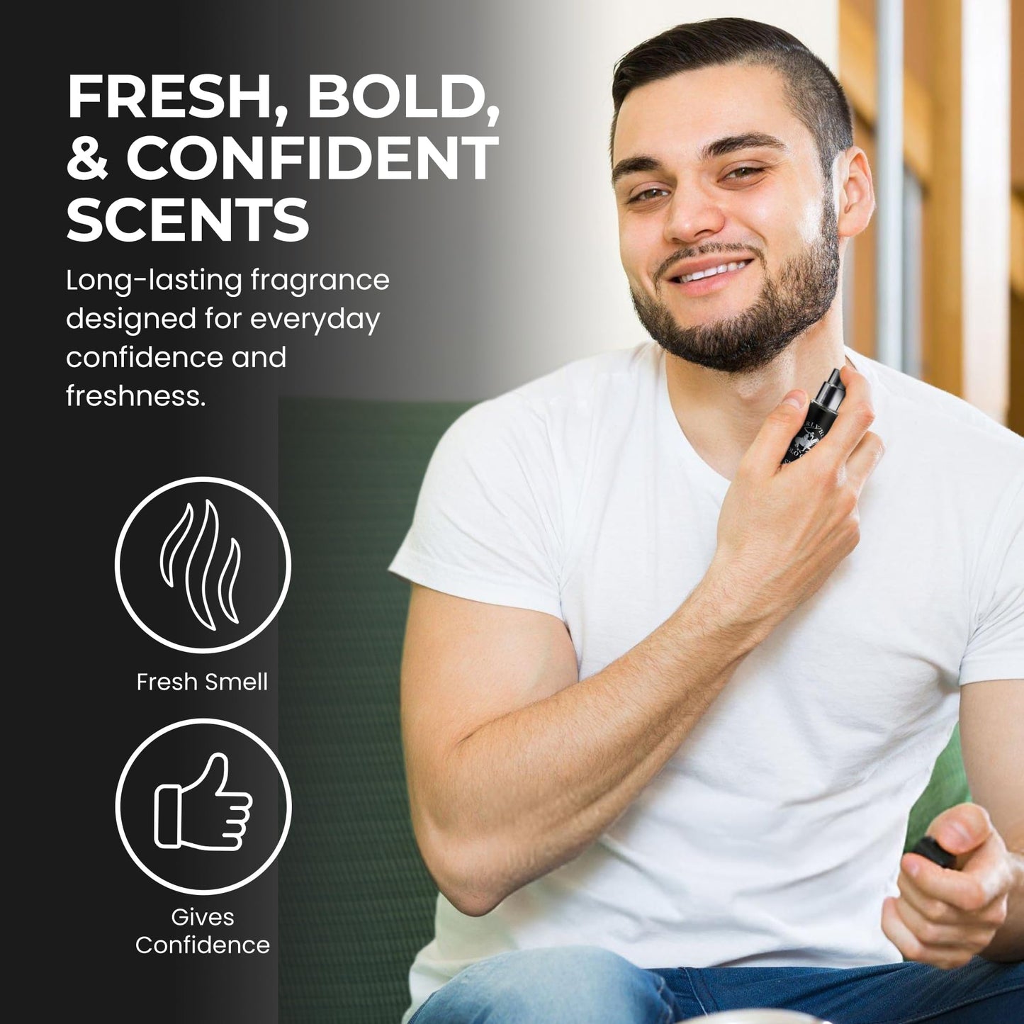 Beverly Hills Polo Club EDT Pen Spray Collection - Set of 4 Men's Fragrance Gift Set - Active, Sexy, Blaze and Blue Scent - Long-Lasting, Travel-Friendly Cologne for Men (10ml Each)