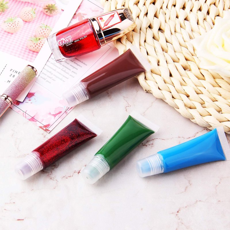 HRLORKC 200Pcs 10ml Empty Tubes Lip empty lip gloss containers for Lip Gloss Balm Cosmetic