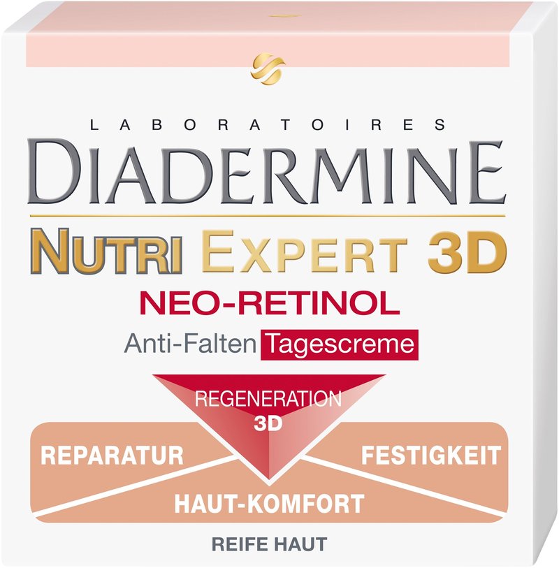 Genuine German Diadermine Nutri Expert Regeneration 3D Neo-Retinol Anti-Wrinkle Day Care Cream 1.69fl. oz. - 50ml