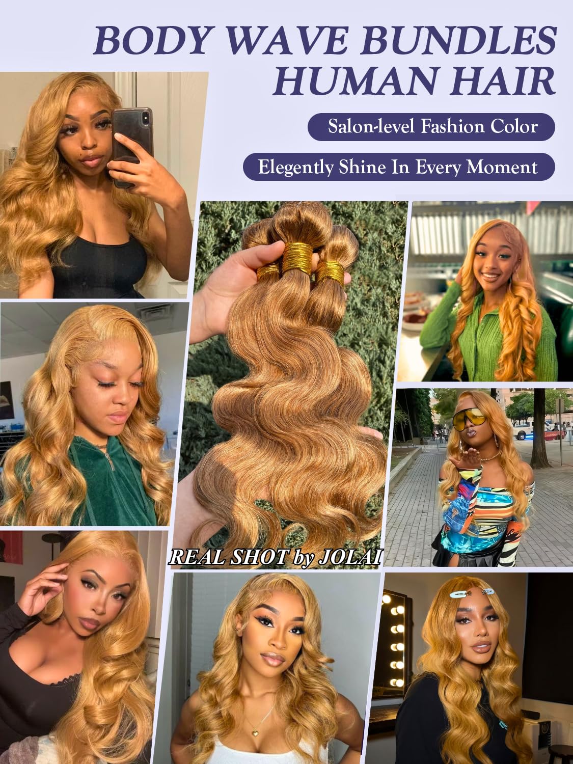 Two Tone Color T1B/30 Ombre Honey Brown Human Hair Bundles Body Wave, #T30 Ombre Light Auburn Brown Loose Wave Sew In Quick Weave Hair Tracks, 12A 100% Unprocessed Raw Brazilian Virgin Hair 12 Inch