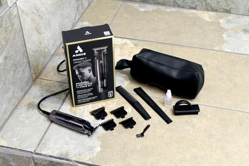 Andis Hair Trimmer Kit - 11 Piece Set with Close-Cutting T-Blade for Precision Detailing
