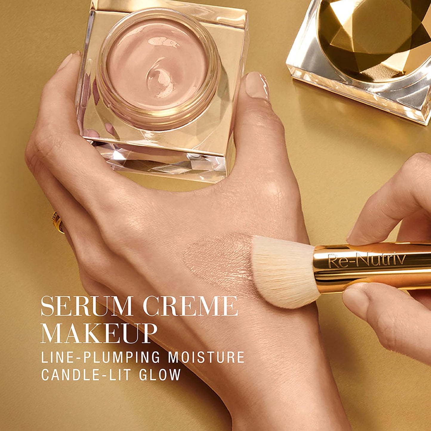 Estée Lauder Re-Nutriv Ultra Radiance Serum Creme Makeup | Luxury Foundation with Hyaluronic Acid | 12-Hour Wear & Hydration, 1 Fl Oz