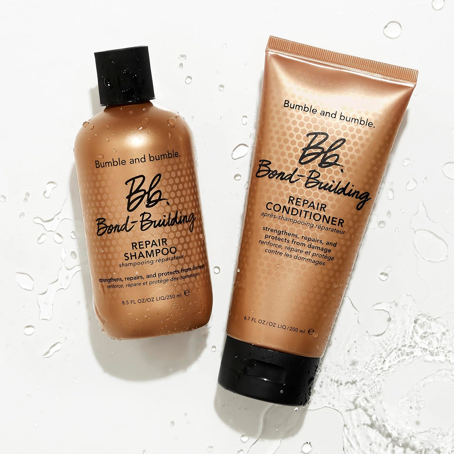 Bumble and bumble. Bond-Building Hair Repair Conditioner | Strengthens and Prevents Breakage | Smooths Frizz, Adds Shine | For Damaged Curly, Wavy, Straight Hair Types, 6.7 Fl Oz