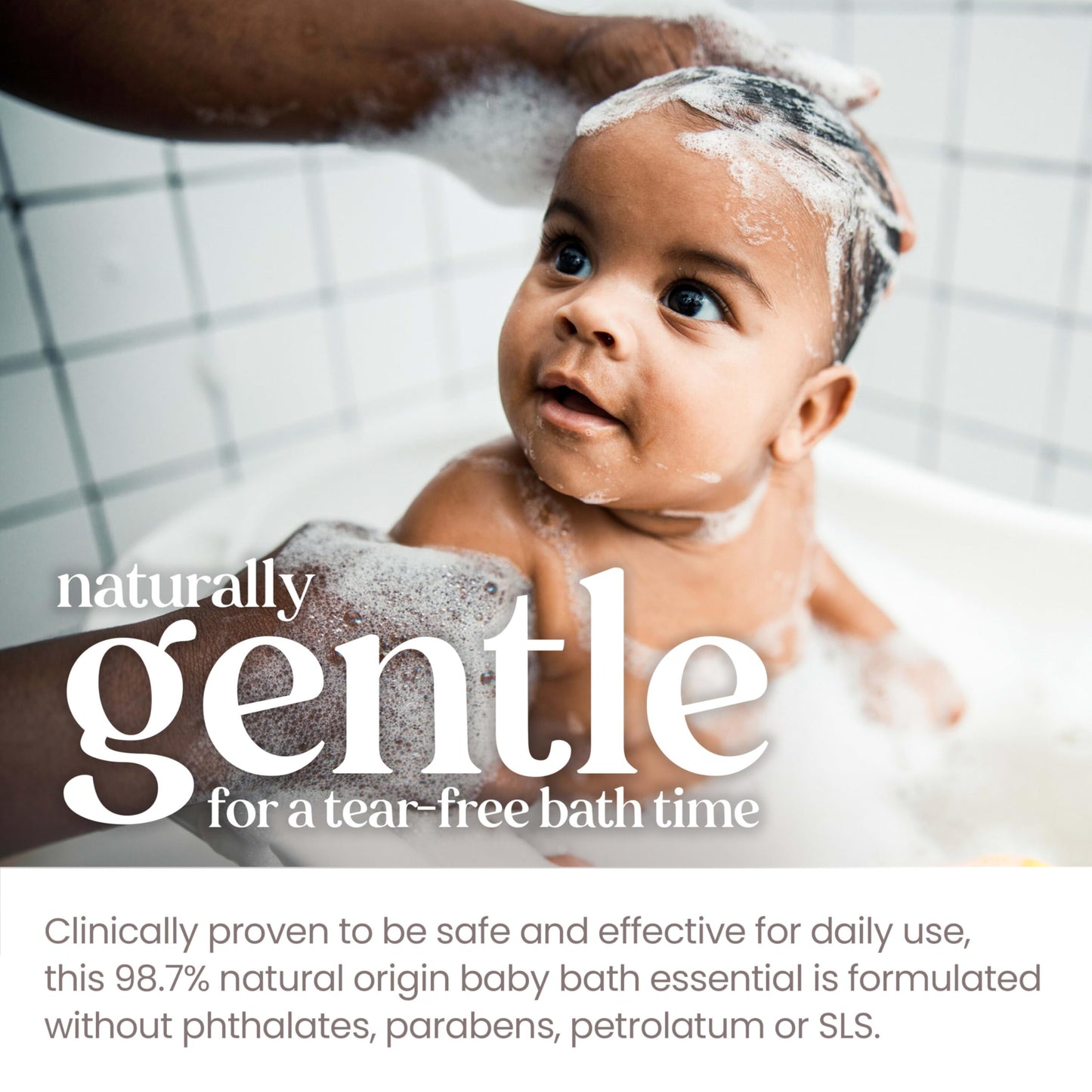 Burt's Bees Baby Shampoo and Body Wash Bundle, 2 Original and 1 Calming with Lavender Tear Free Baby Soap, 12 Fl Oz, 3 Count