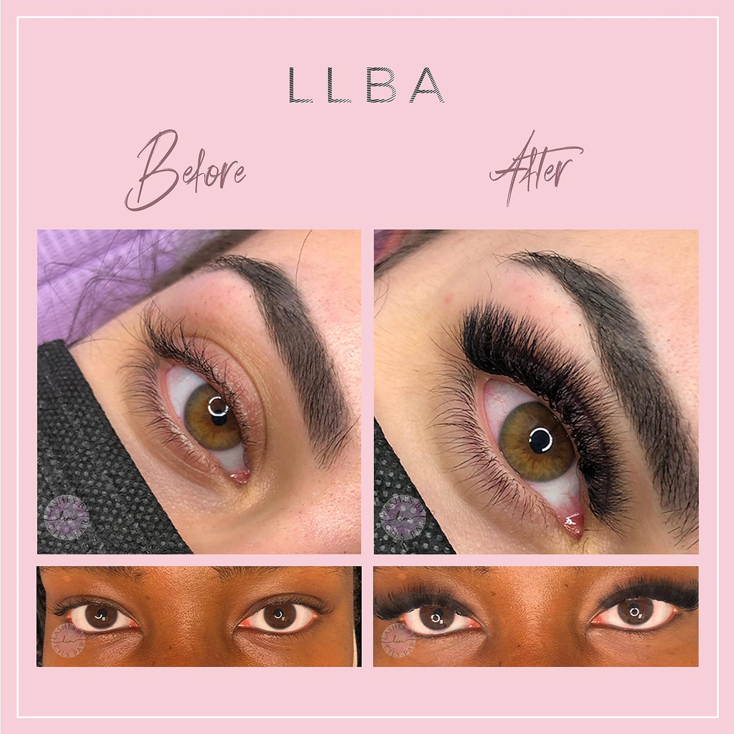 LLBA Promade Fans | Handmade Volume Eyelashes | Multi Selections From 3D To 16D | C CC D DD L M Curl | Thickness 0.03 ~ 0.1 mm | 8 - 20mm Length | Long Lasting | Easy Application (7D-0.05 D 10 mm)