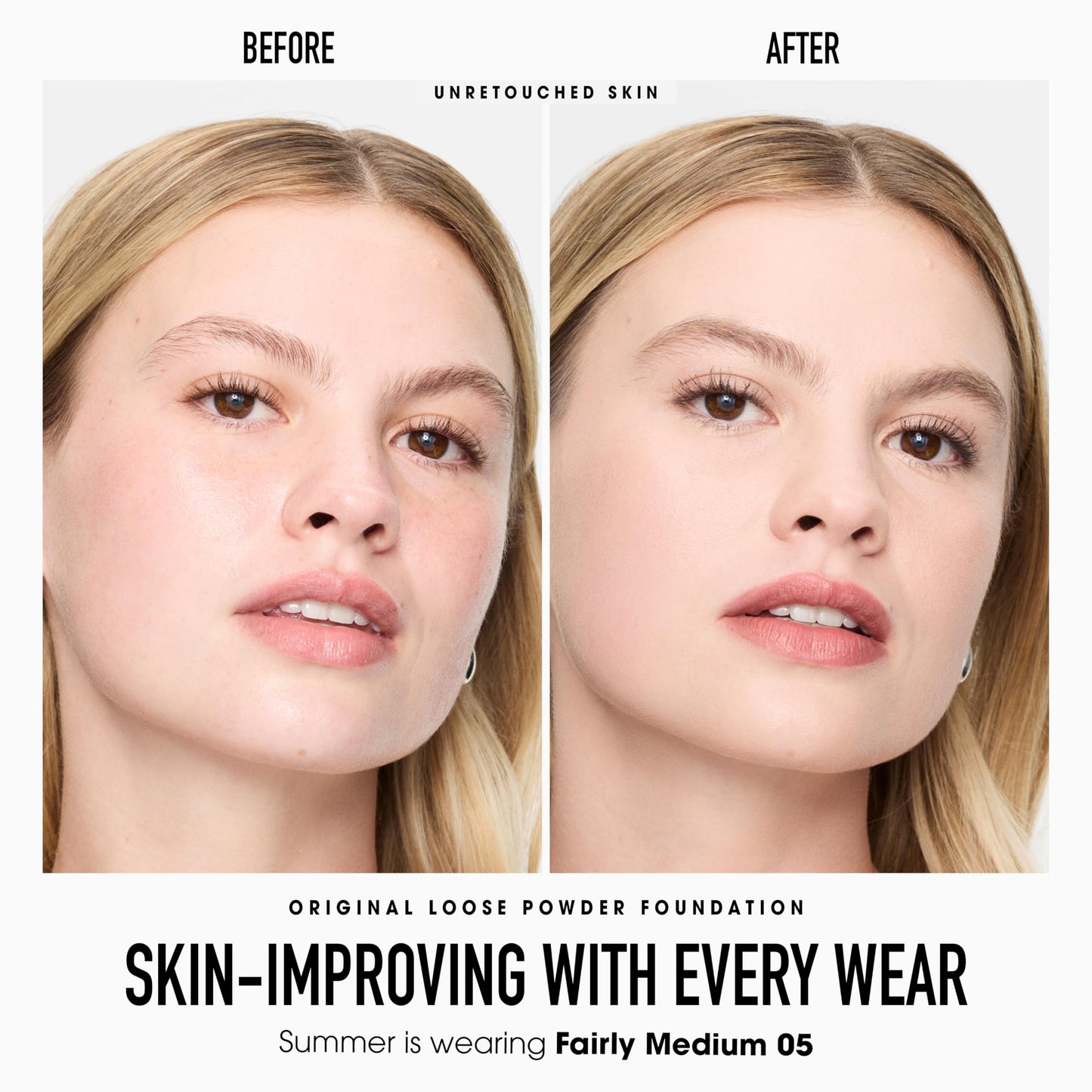 bareMinerals Original Get Started Kit 3-Piece Mineral Makeup Set, Fairly Medium, Vegan, Cruelty-Free & Dermatologist-Tested