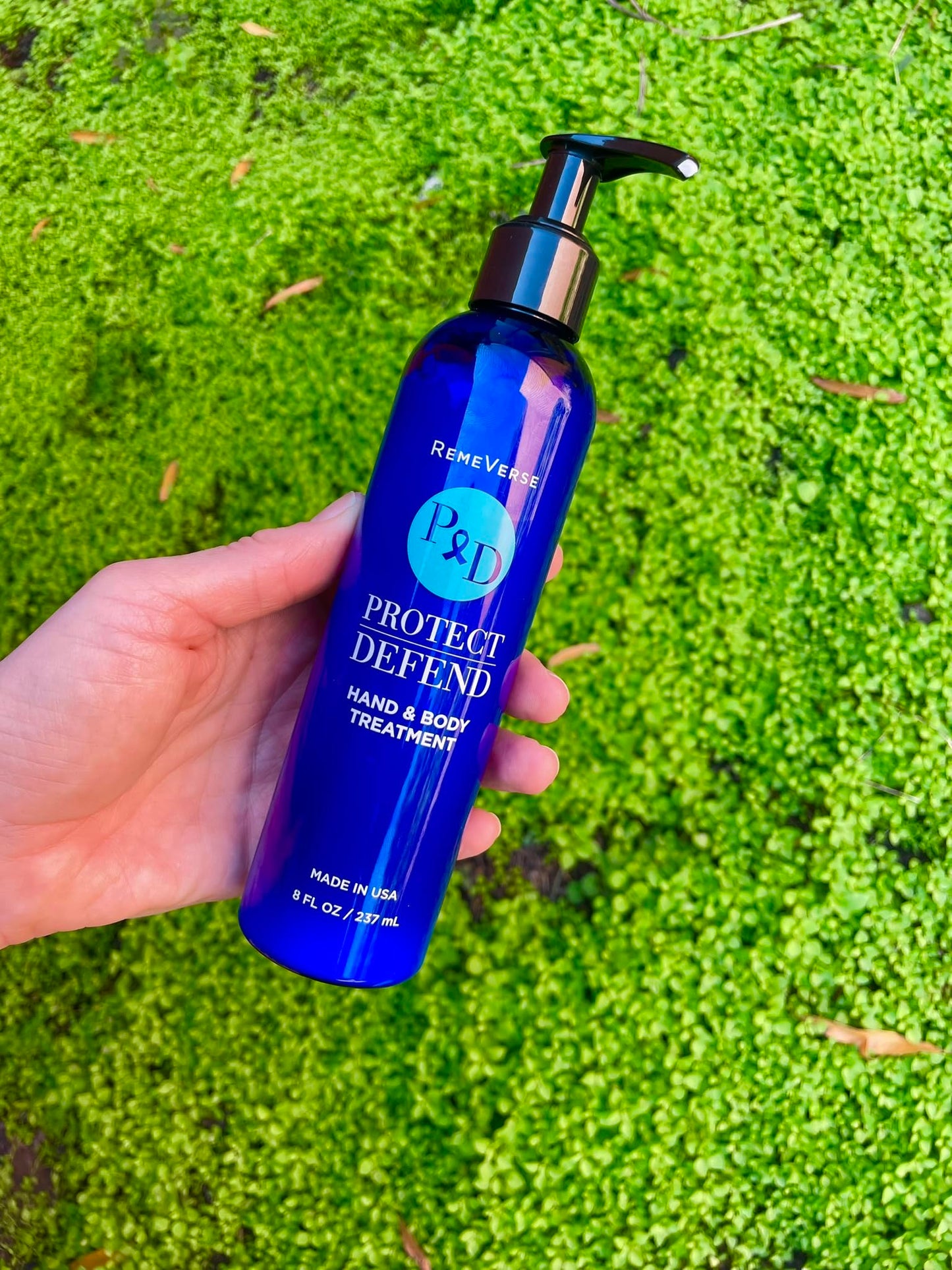 RemeVerse Protect & Defend Hand and Body Treatment Lotion - Moisturizer for Chemotherapy and Sensitive Skin - Hydrating and Nourishing Body Skin Care - Gentle & Fragrance-Free - Made in USA - 8 oz