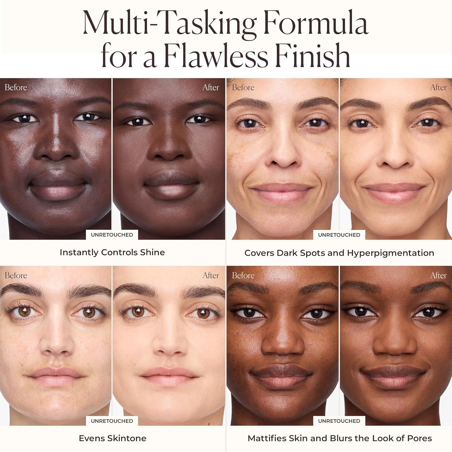 Laura Mercier Tinted Moisturizer - Blurred Matte SPF 30 | 24HR Shine Control, Sheer to Light Coverage