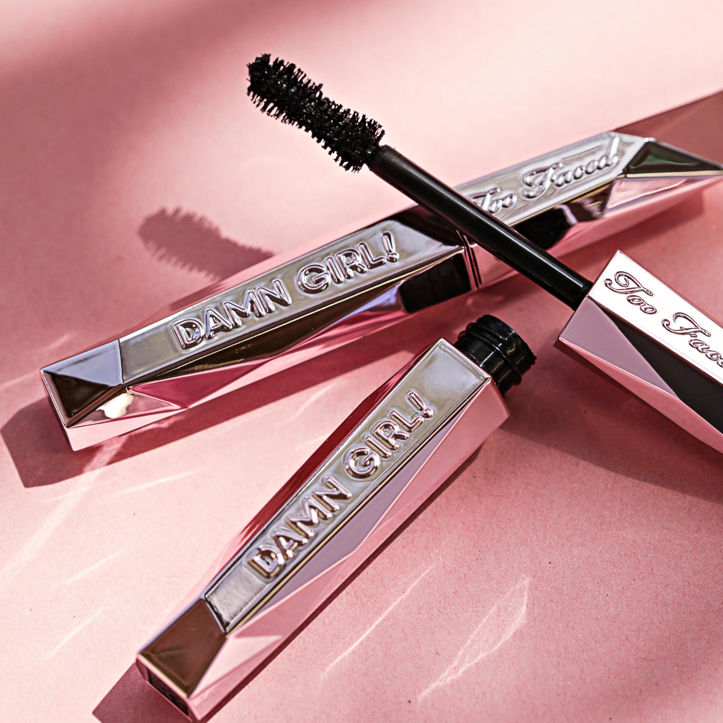Too Faced Damn Girl 24-Hour Mascara | Volumizing, Lengthening + Curling for Smudge-Resistant Lashes, 0.44 Fl Oz