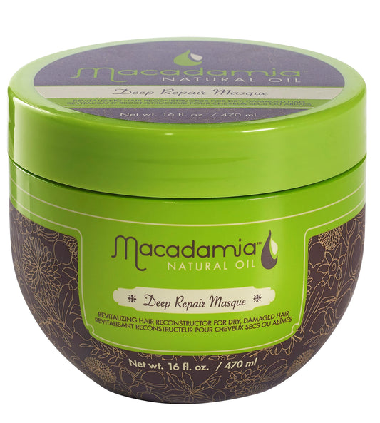 Macadamia Natural Oil Deep Repair Masque – Revitalizing Hair Reconstructor for Dry & Damaged Hair, Intensive Nourishing Hair Mask, 16 fl oz