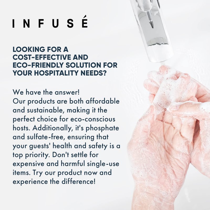 Hand/Body Wash | Infuse Lavender Mint Hotel | 1 Gallon | For Hospitality & Vacation Rentals to Refill Dispensers | (Single Gallon)
