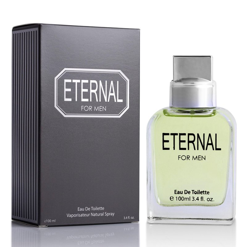 Eternal for Men - 3.4 Fluid Ounce Eau De Parfum Spray - Refreshing Citrusy & Floral Top Notes with Subtle Woody Undertones Smell Fresh All Day Long Gift for All Occasions, Parfume for Men 100ml